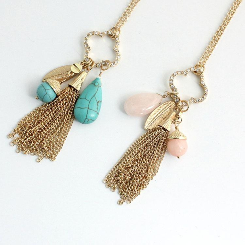 PRICE FIRM ** BRAND NEW ** BEAUTIFUL TASSEL NECKLACE